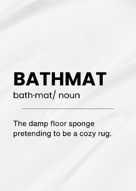 Bathmat Funny Definition