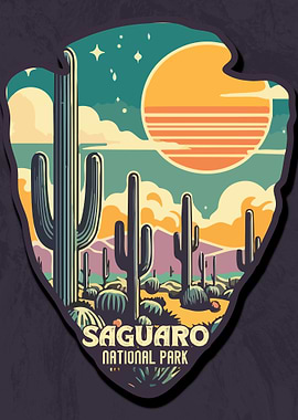 Vintage Saguaro National Park