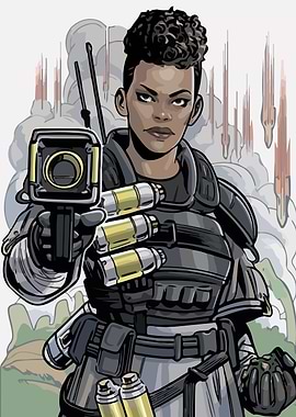 Bangalore Apex Legends Character Illustration