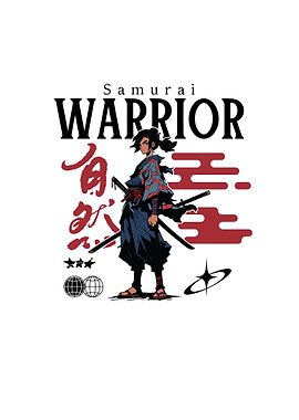 Samurai Warrior Graphic Art