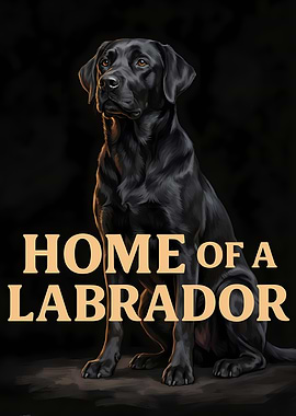 Home of a Labrador Portrait