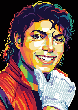 Michael Jackson Pop Art Portrait