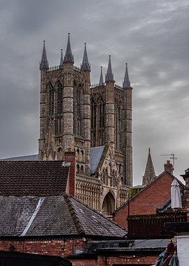 Lincoln Cathedral on a Grey Day