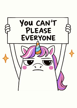 You Can't Please Everyone Unicorn