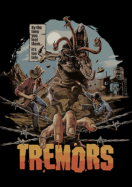 Tremors movie poster art