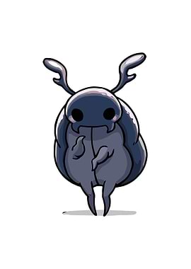 Cute Blue Beetle Cartoon Character