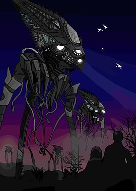 War of the Worlds Invasion Illustration