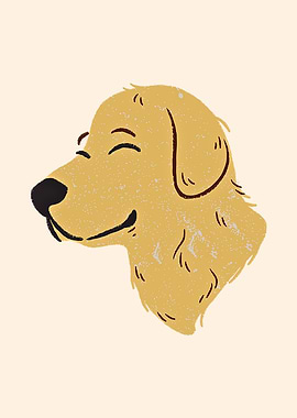 Golden Retriever Illustration