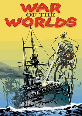 War of the Worlds Comic Illustration
