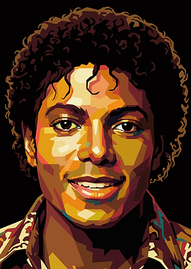 Michael Jackson Portrait Pop Art
