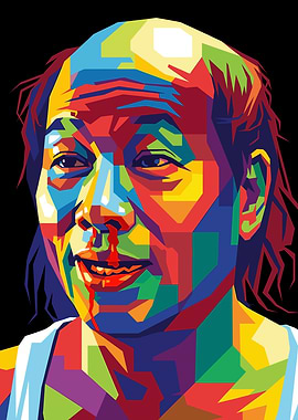 Leung Siu-lung Colorful Portrait with Blood