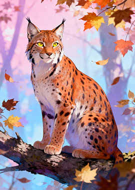 Lynx in Autumn