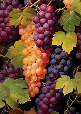 Lush Grape Clusters