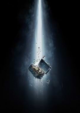 Open Treasure Chest with Light Beam