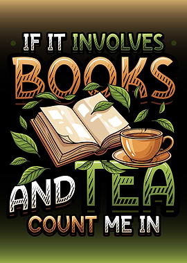 Books and Tea Count Me In Reading Lover