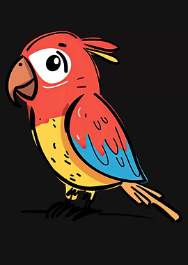 Cartoon Parrot