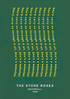 The Stone Roses - Waterfall Album Art