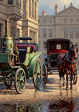 Vintage Carriages and Horse-Drawn Carriage