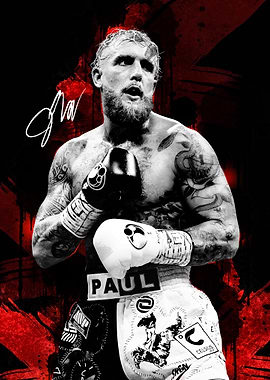Jake Paul Boxing Portrait
