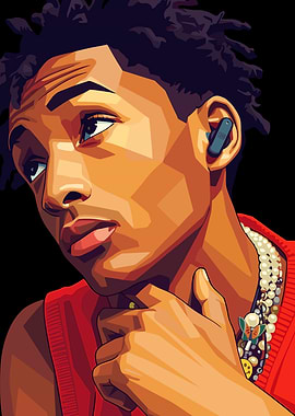 Jaden Smith Portrait Digital Art