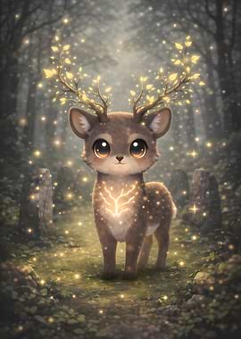 Forest Light Spirit Deer