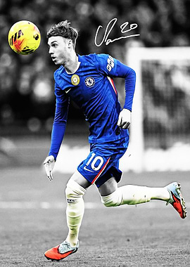 Palmer Player in Action with Ball