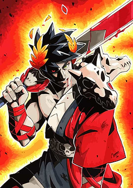 Zagreus from Hades game fanart