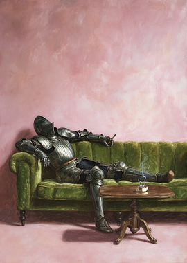 Relaxing Knight in Shining Armor