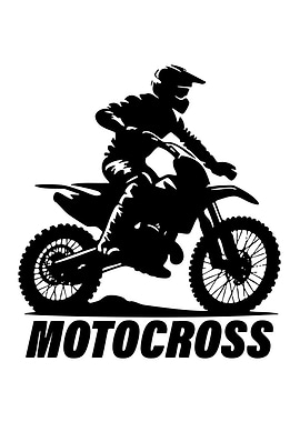 Motocross Rider Silhouette