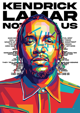 Kendrick Lamar Portrait - Not Like Us