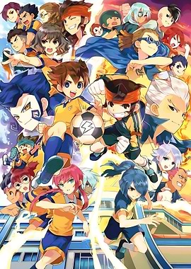 Inazuma Eleven Anime Team Illustration
