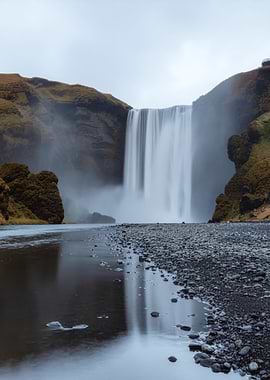 Skógafoss Waterfall in Iceland