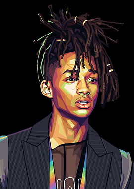 Jaden Smith Portrait Digital Art