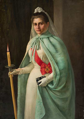 Portrait of a Woman with Candle