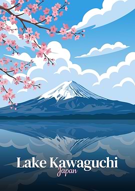 Lake Kawaguchi, Japan, Mount Fuji