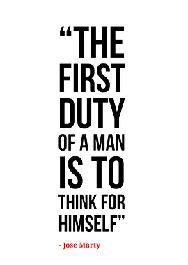 Inspirational Quote by Jose Marty