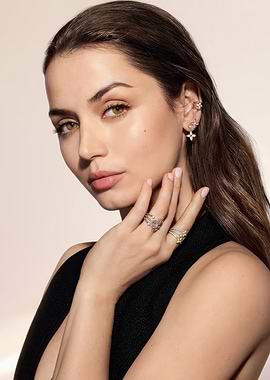 Ana de Armas Jewelry Portrait