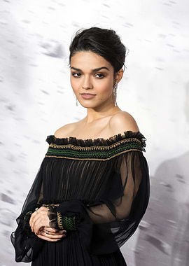 Rachel Zegler in Black Dress