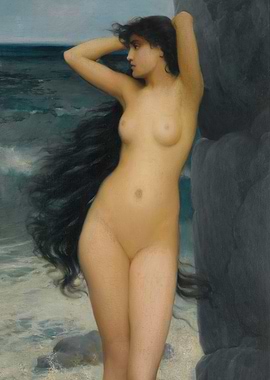 Nude Woman by the Sea