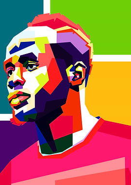 Sadio Mane Pop Art Portrait