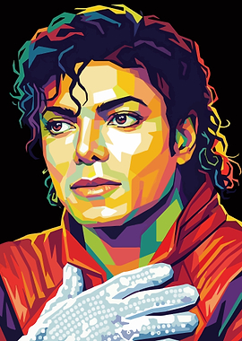 Michael Jackson Pop Art Portrait