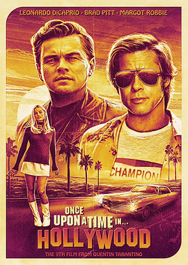 Once Upon a Time in Hollywood Poster