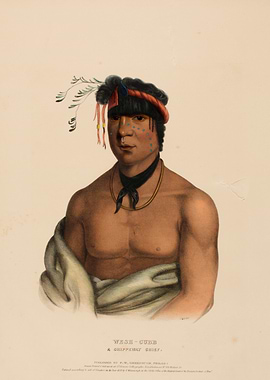 Wesh-Cubb: Chippeway Chief Portrait