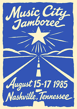 Music City Jamboree 1985 Poster