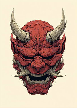 Red Oni Mask