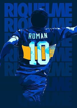 Riquelme Soccer Player Art