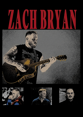 Zach Bryan Graphic Art