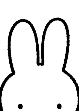 Miffy Bunny Outline