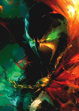Spawn Comic Book Character Art