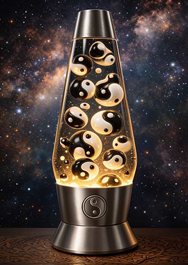 Yin Yang Lava Lamp in Space